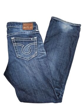 Big Star Women's Boot Cut Jeans in Dark Blue Wash